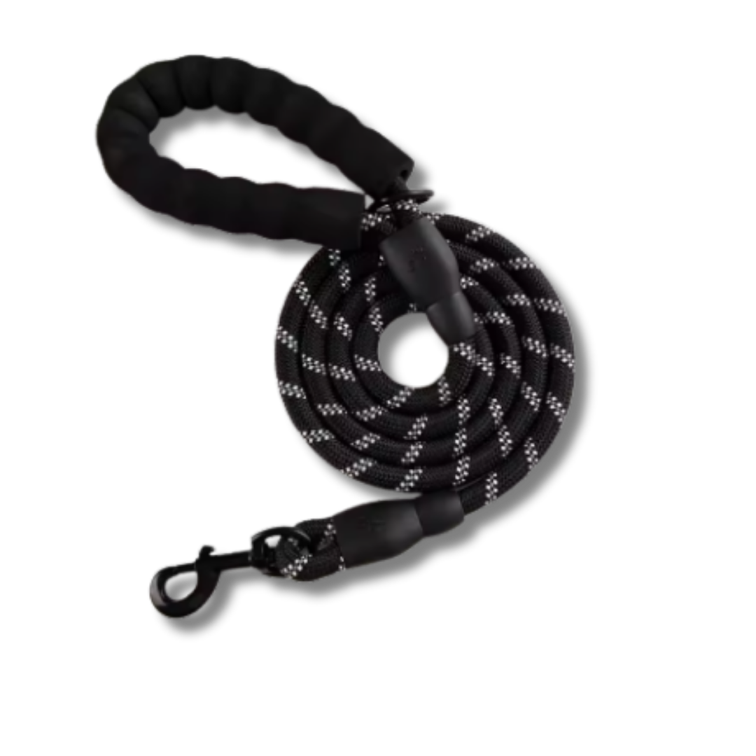 Correa para perro de cuerda acolchada y reflectante